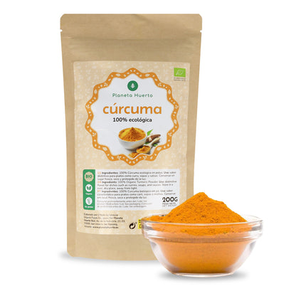 Turmeric powder ECO Planeta Huerto (200g bag)