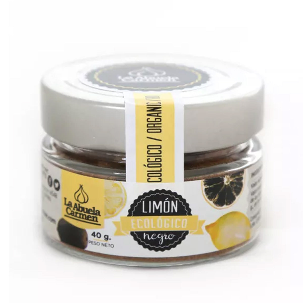 Limone nero in polvere ecologico, La abuela Carmen, 40 g