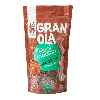 Real Fooding Granola with 70% Cocoa La Newyorkina 275 g