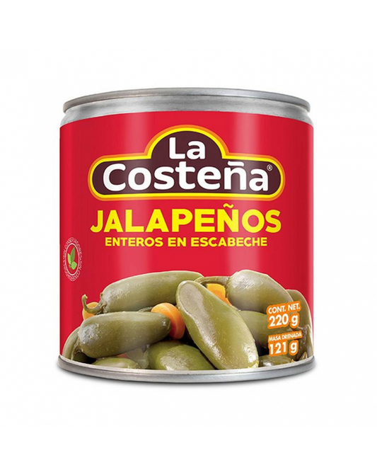 Hela jalapeños La Costeña 220 g