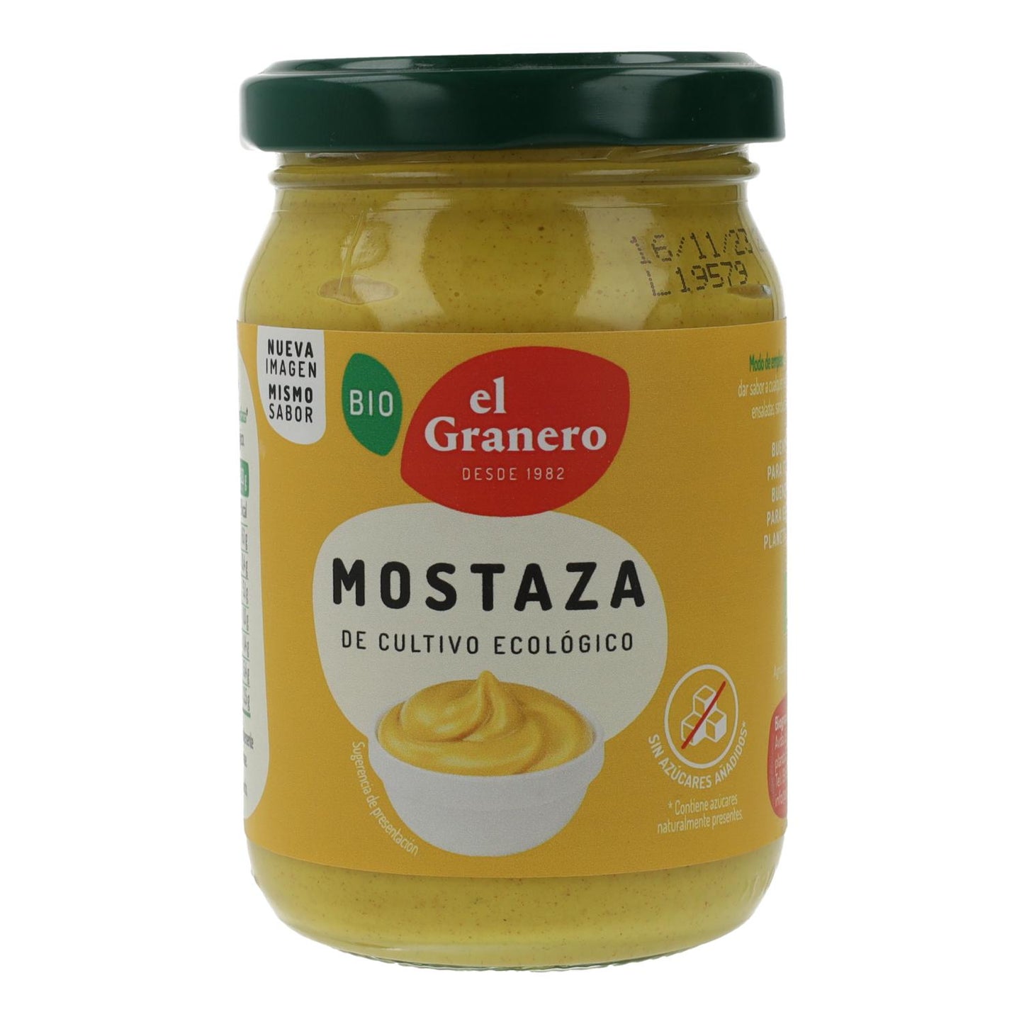 Mostaza Bio El Granero, 200 gr