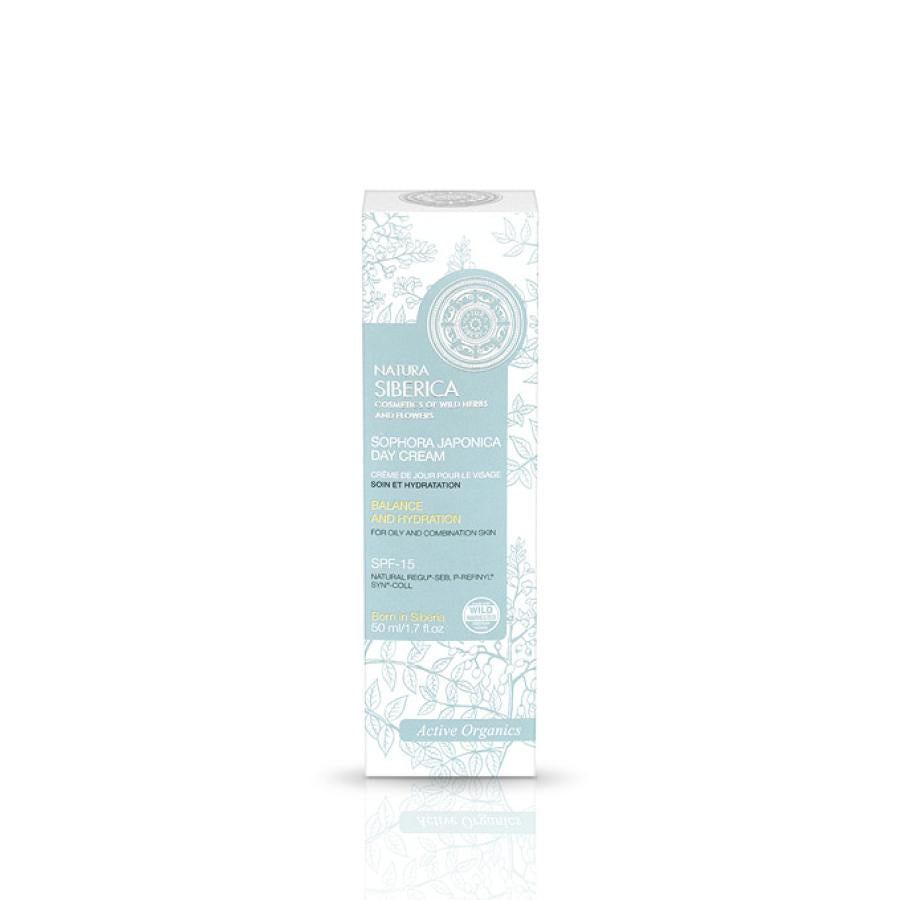 Dagcrème voor de vette huid Evenwicht en hydratatie Natura Sibérica 50 ml