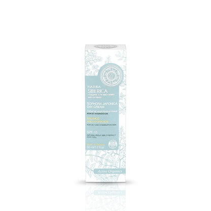 Dagcrème voor de vette huid Evenwicht en hydratatie Natura Sibérica 50 ml