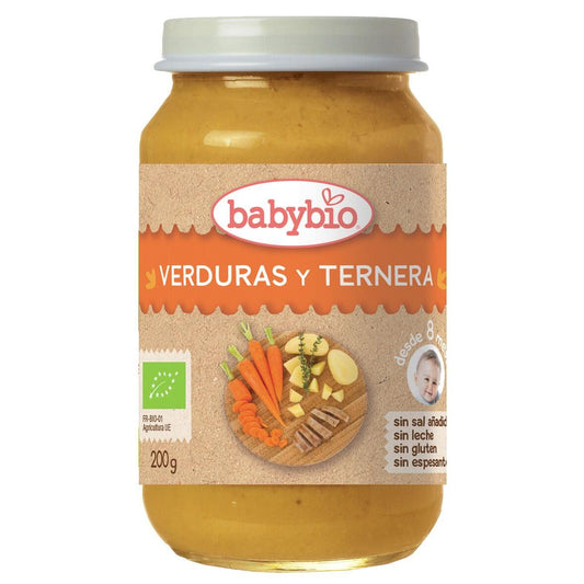 Vasetto di verdure e manzo (dai 8 mesi) Babybio 200 g