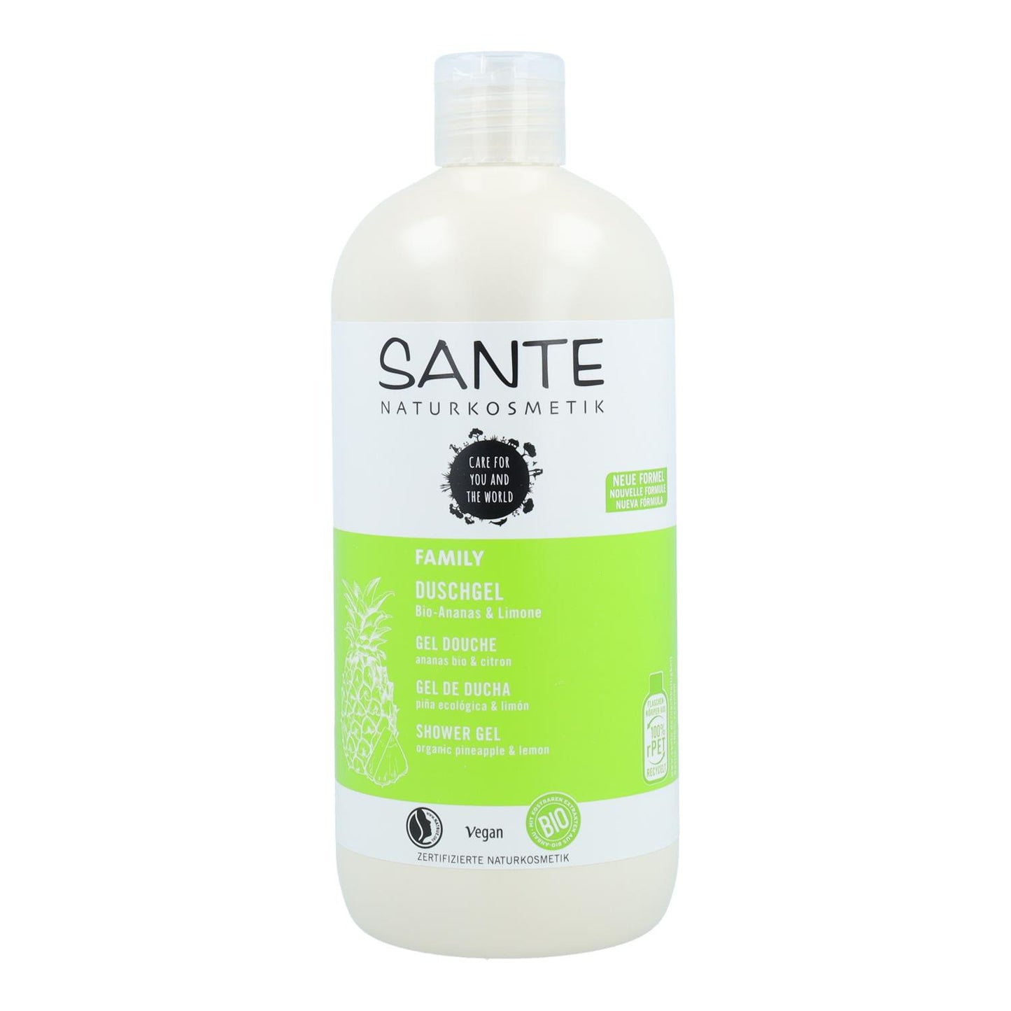 Sante Organic Lemon and Pineapple Shower Gel 500 ml