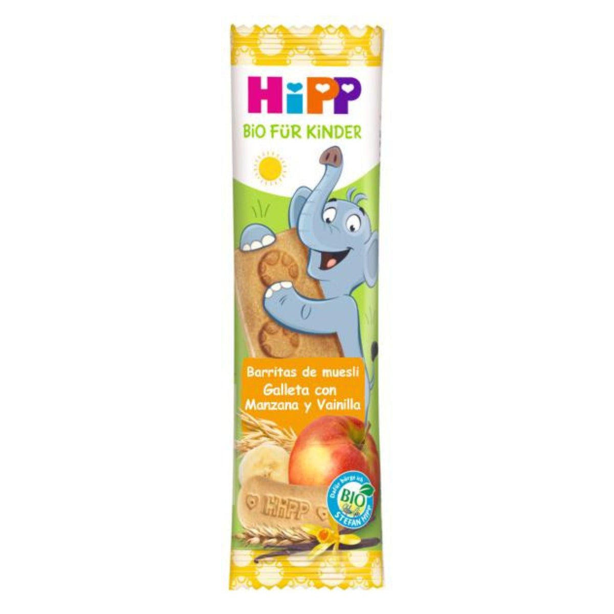 Barretta muesli con mela e vaniglia BIO HiPP 3 pezzi x 20 g
