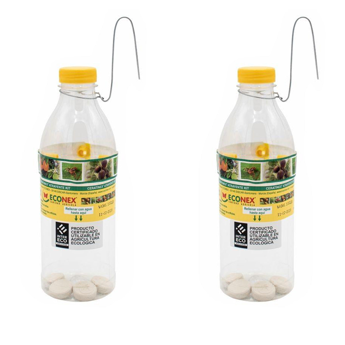 2er-Pack Lockstoff-Set für Frucht- und Olivenfliegen Ceratinex