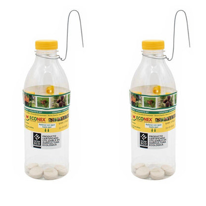 2er-Pack Lockstoff-Set für Frucht- und Olivenfliegen Ceratinex