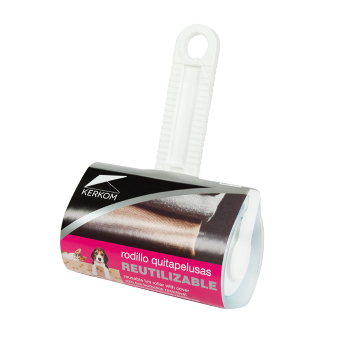 Wielokrotnego użytku wałek do usuwania kłaczków z pokrowcem ROZENBAL
