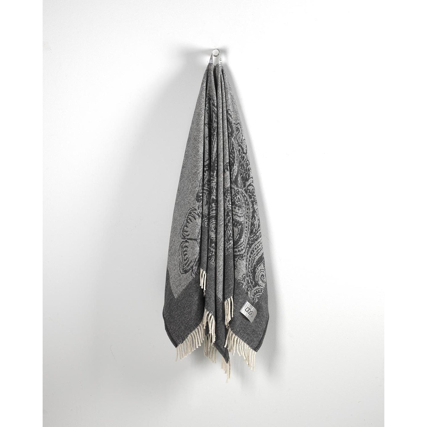 Koc Plaid SZARY 130x170cm