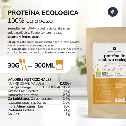 Proteína de calabaza Planeta Huerto 250 g