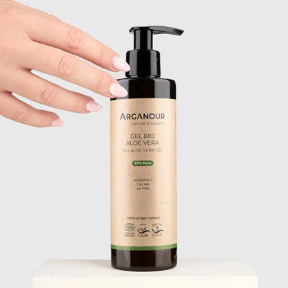 Gel di aloe vera 97% certificato biologico Arganour 250 ml