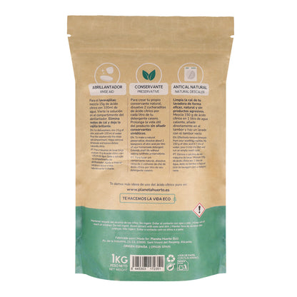 Förpackning 3xCitronsyra Planeta Huerto 1 Kg