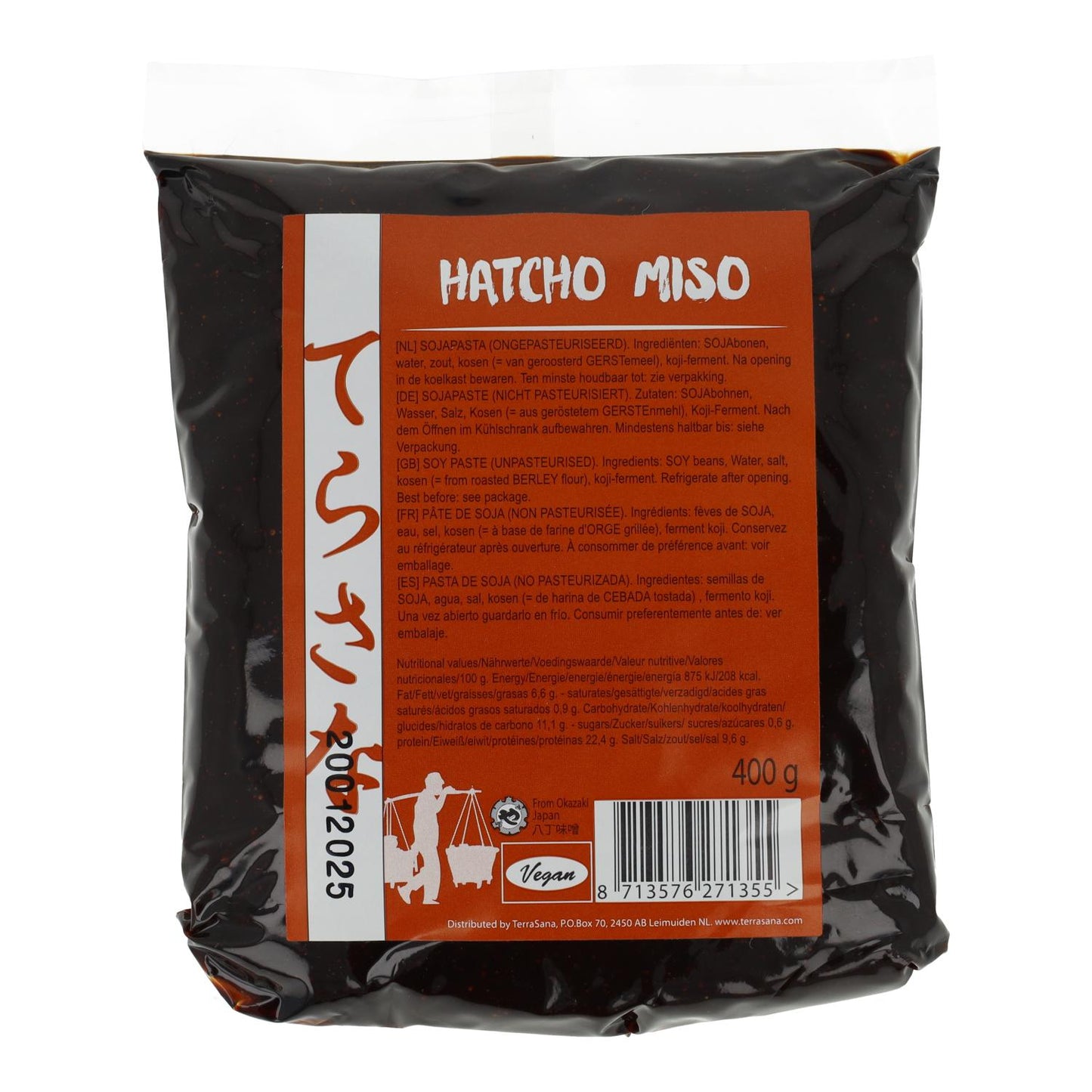 Hatcho miso (Muso) Terrasana, 400 g