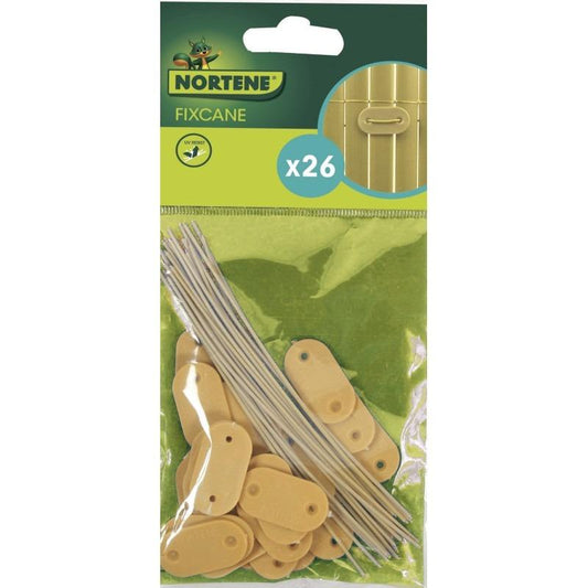 Uchwyt do trzcin Fixcane naturalny Nortene 26 szt.