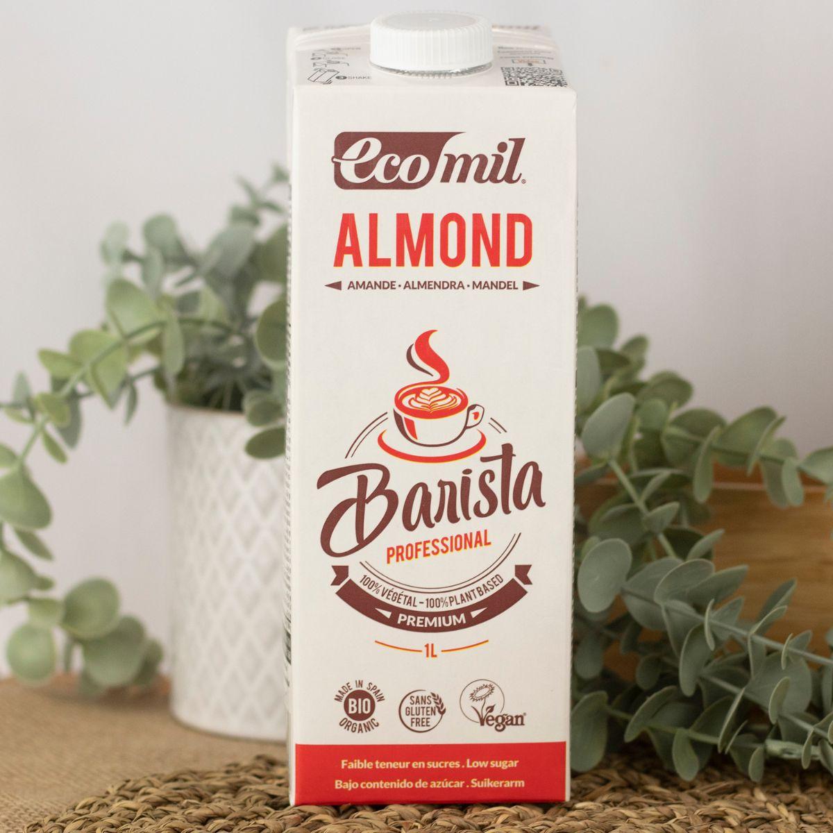 Bio-Mandelmilchgetränk Barista von EcoMil 1 l
