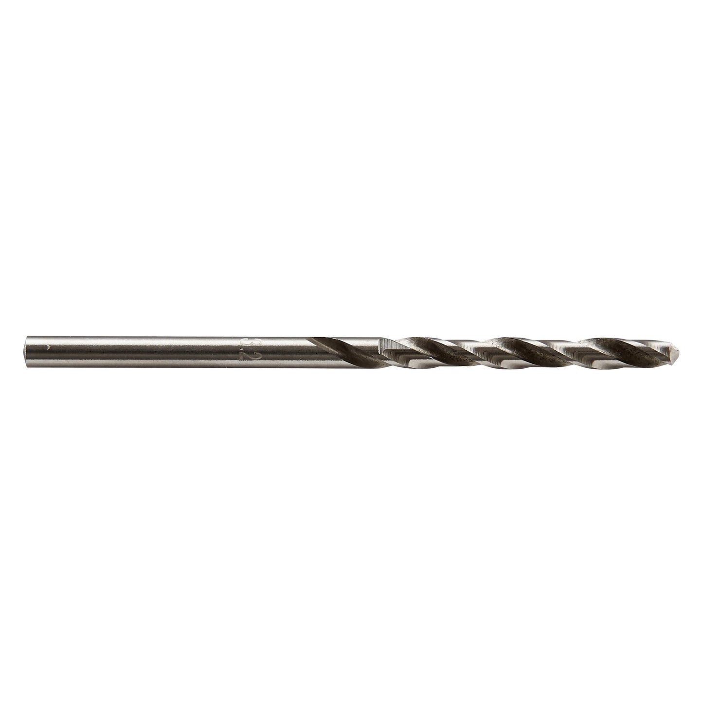 Wolfcraft HSS spiral drill bits with round shank for metal, Ø 3.1 mm