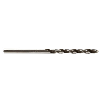 Wolfcraft HSS spiral drill bits with round shank for metal, Ø 3.1 mm
