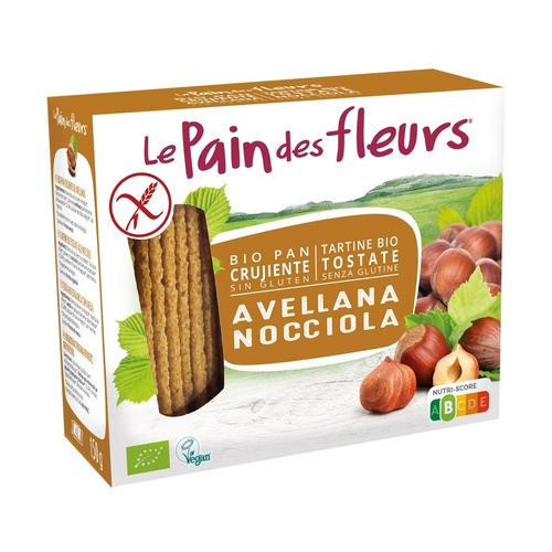 Glutenvrije knapperige hazelnootcrackers Le Pain des Fleurs 150 g
