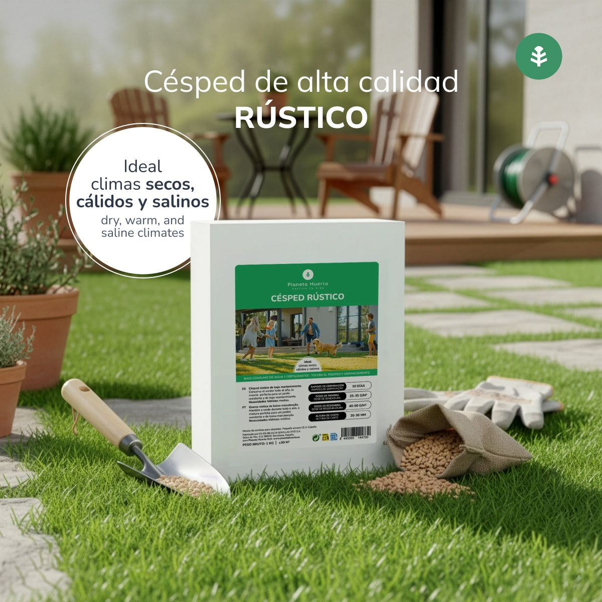 Planeta Huerto Rustikale Gras-Samen 1 kg