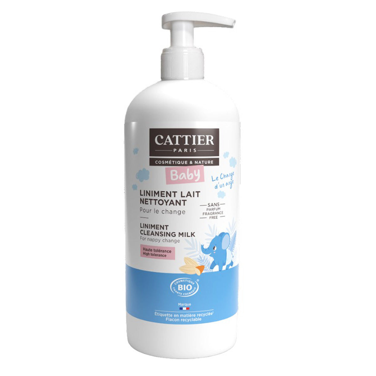 Linimento per il cambio del pannolino Cattier 500 ml