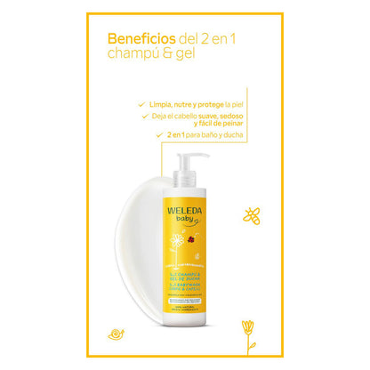 Weleda Calendula Shampoo & Shower Gel 400 ml