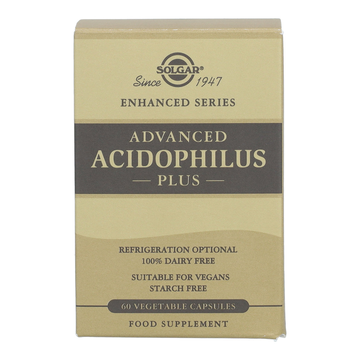 Pack of 2x Solgar Advanced Acidophilus Plus 60 Vegetable Capsules