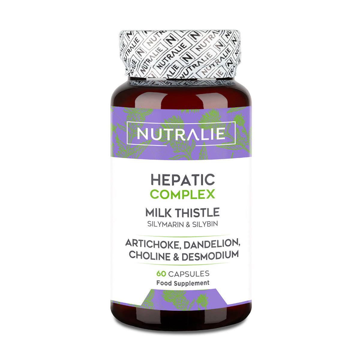 Hepatic Complex Cardo Mariano + Alcachofa, Nutralie, 60 Cápsulas