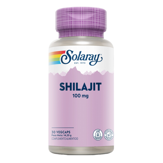 Shilajit 100 mg, Solaray, 30 kapsułek roślinnych