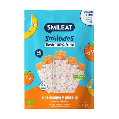 Zestaw lodów dla dzieci SMILADOS 100% owoców BIO Smileat 3 sztuki po 250 g