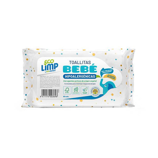 Lingettes pour bébé Mimidu ECO 60 unités