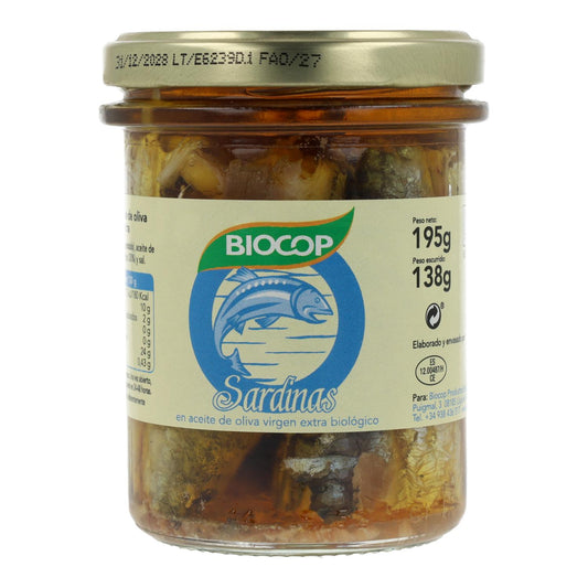 Bio-Sardinenkonserven Biocop 138 g