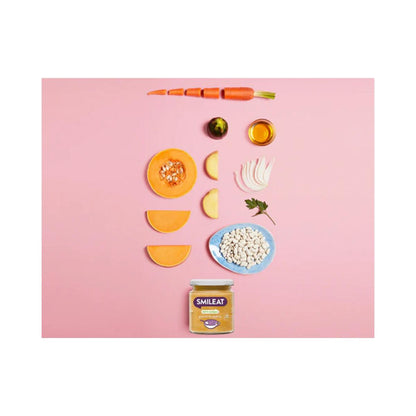 Pack 12x Tarrito BIO Guisito de alubias Smileat, 230 g