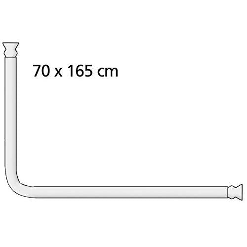 Set de barre de douche d'angle Blanc