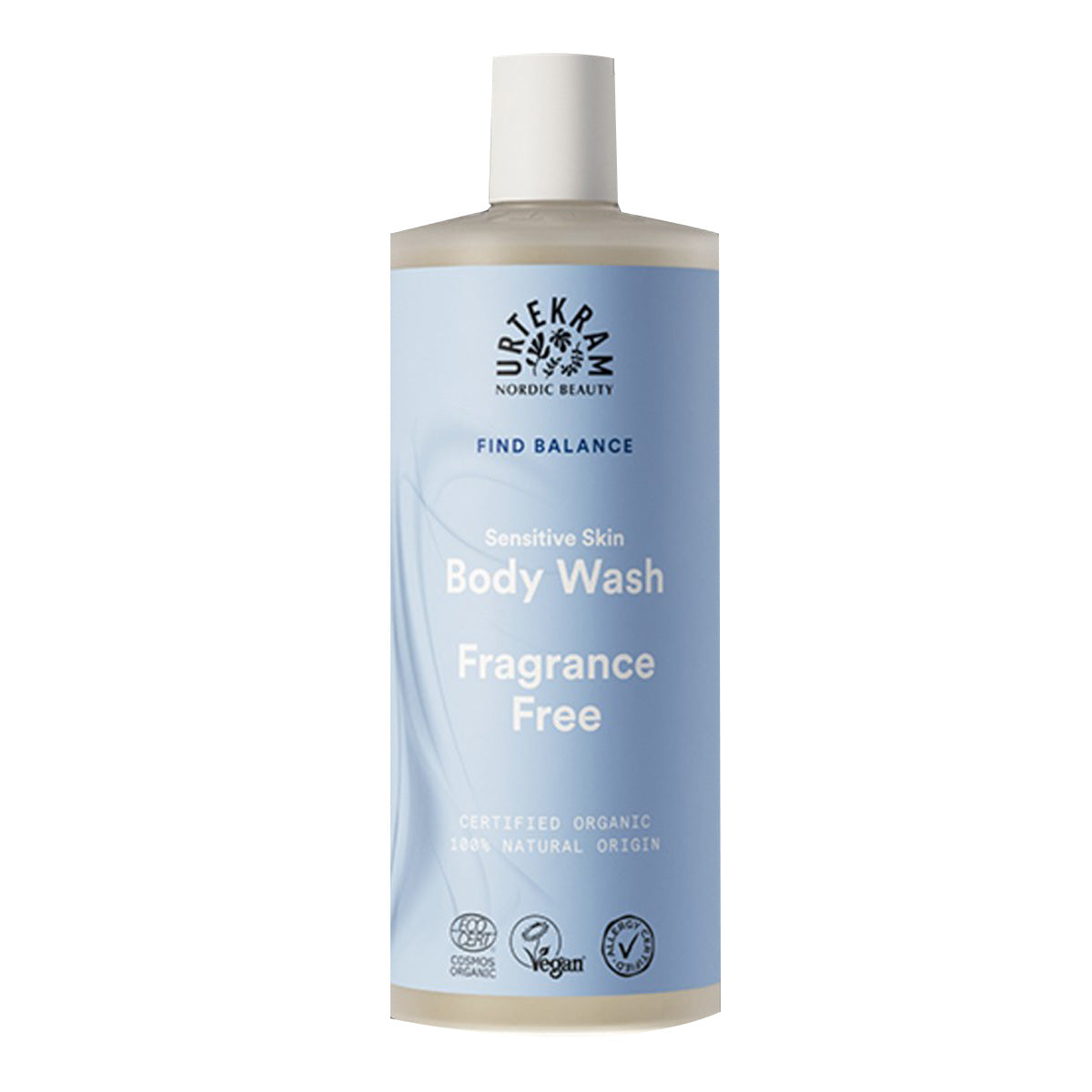 Gel douche sans parfum Urtekram 500 ml