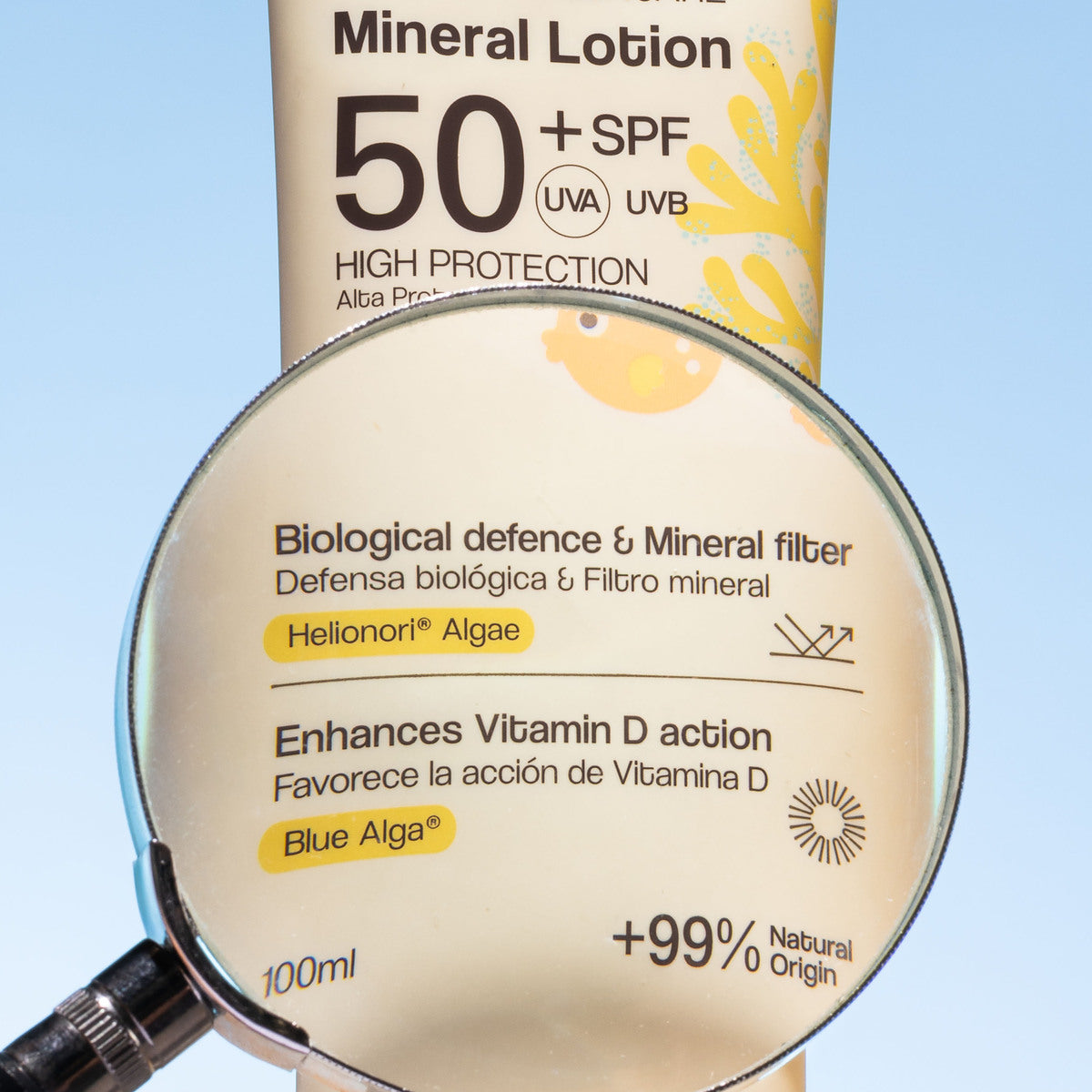 Pediatrics D+ Natural Suncare Mineral Lotion SPF50 Freshly Cosmetics 100 ml