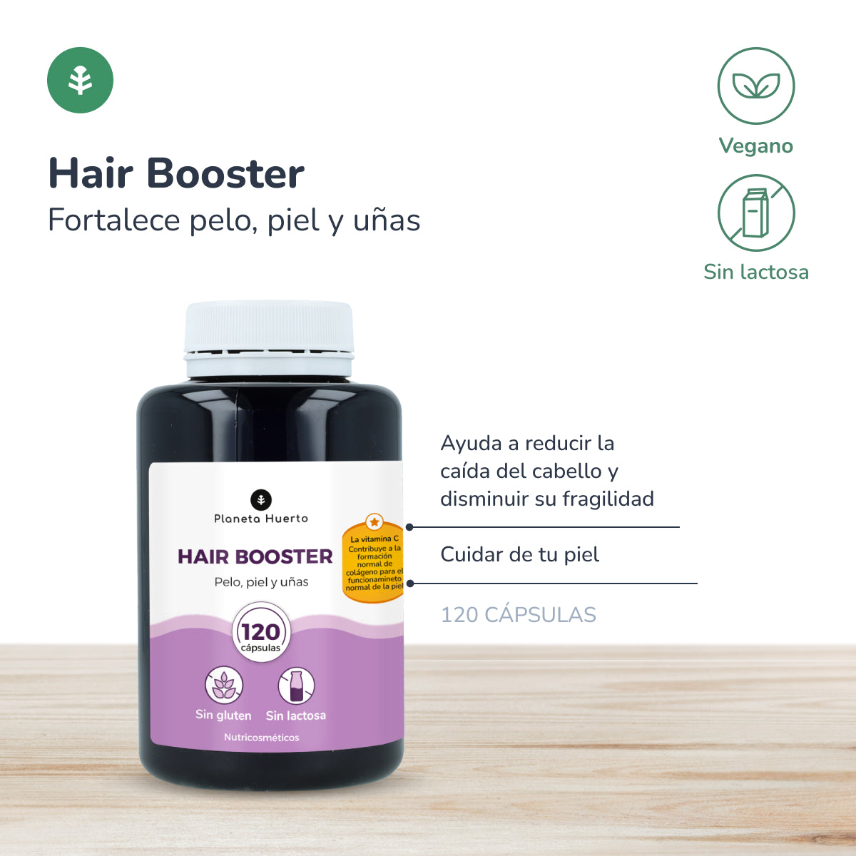 Capelli, pelle e unghie Planeta Huerto 120 capsule