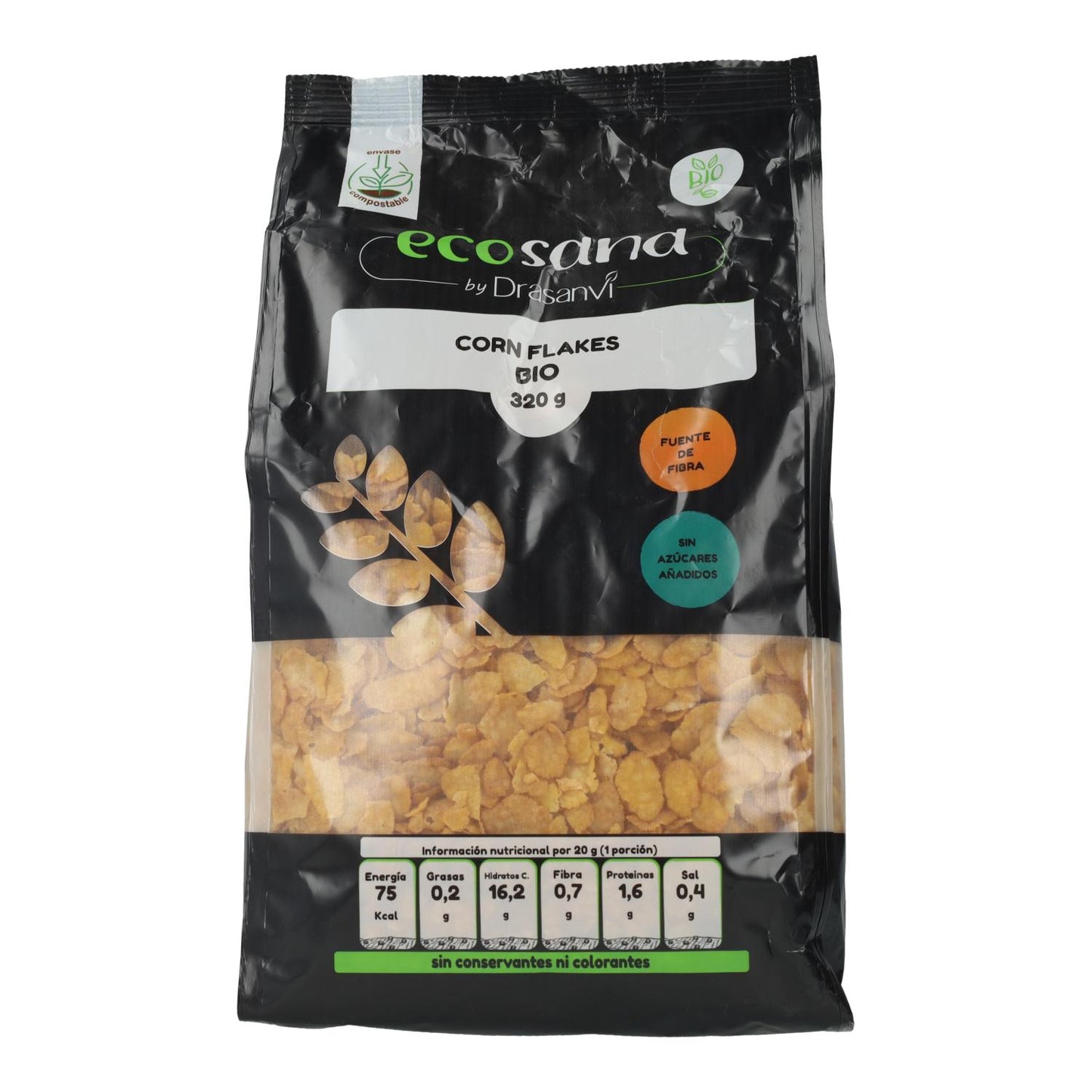 Corn flakes biologici Ecosana 320 g