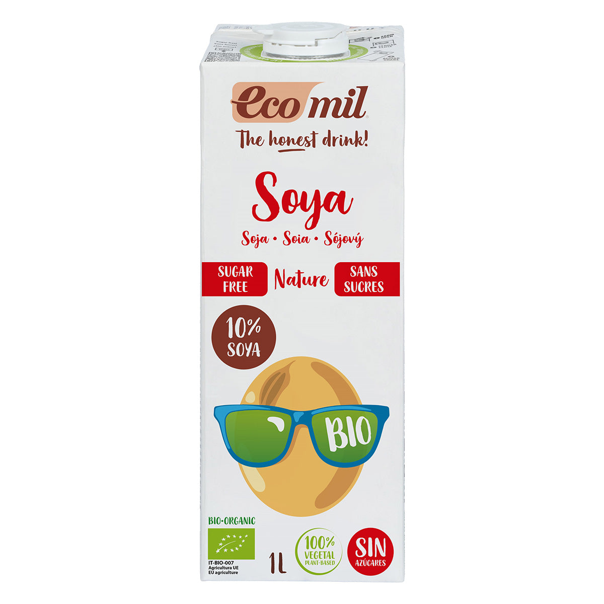 Ecomil Organic Sugar-Free Soy Drink 1 L