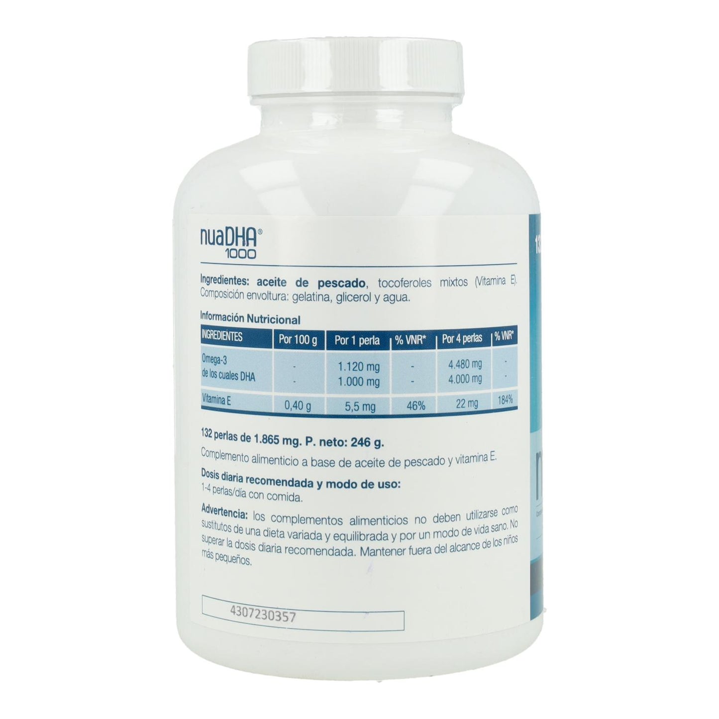 Pack 2x NuaDHA 1000 Laboratoires Nua 132 perles