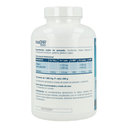 Pack 2x NuaDHA 1000 Laboratoires Nua 132 perles