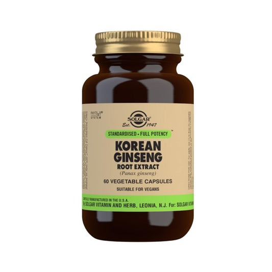 Ginseng coreano, 60 capsule vegetali