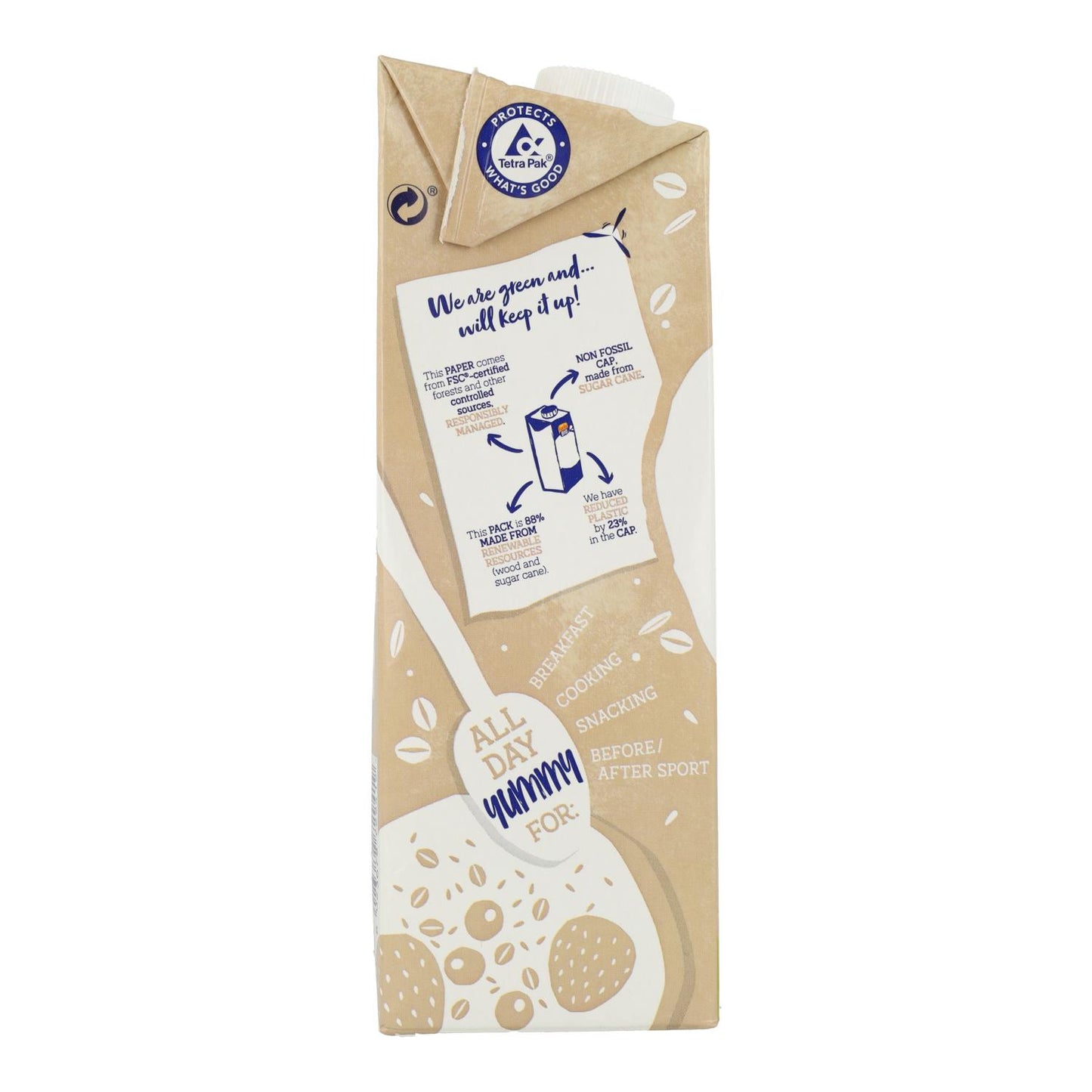 Organic Oat Drink 0% Sugar, 1L. Isola Bio