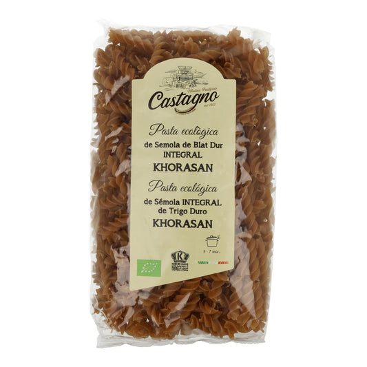 Bio-Spiralnudeln aus Khorasan-Vollkornmehl Castagno 500 g