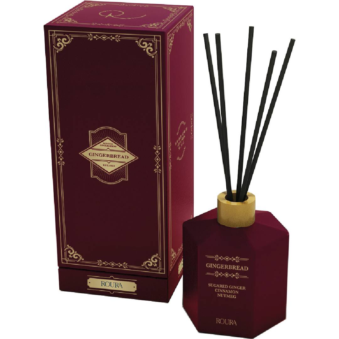 Odświeżacz powietrza Mikado Gingerbread Roura 100 ml Cukrowy imbir, cynamon i gałka muszkatołowa
