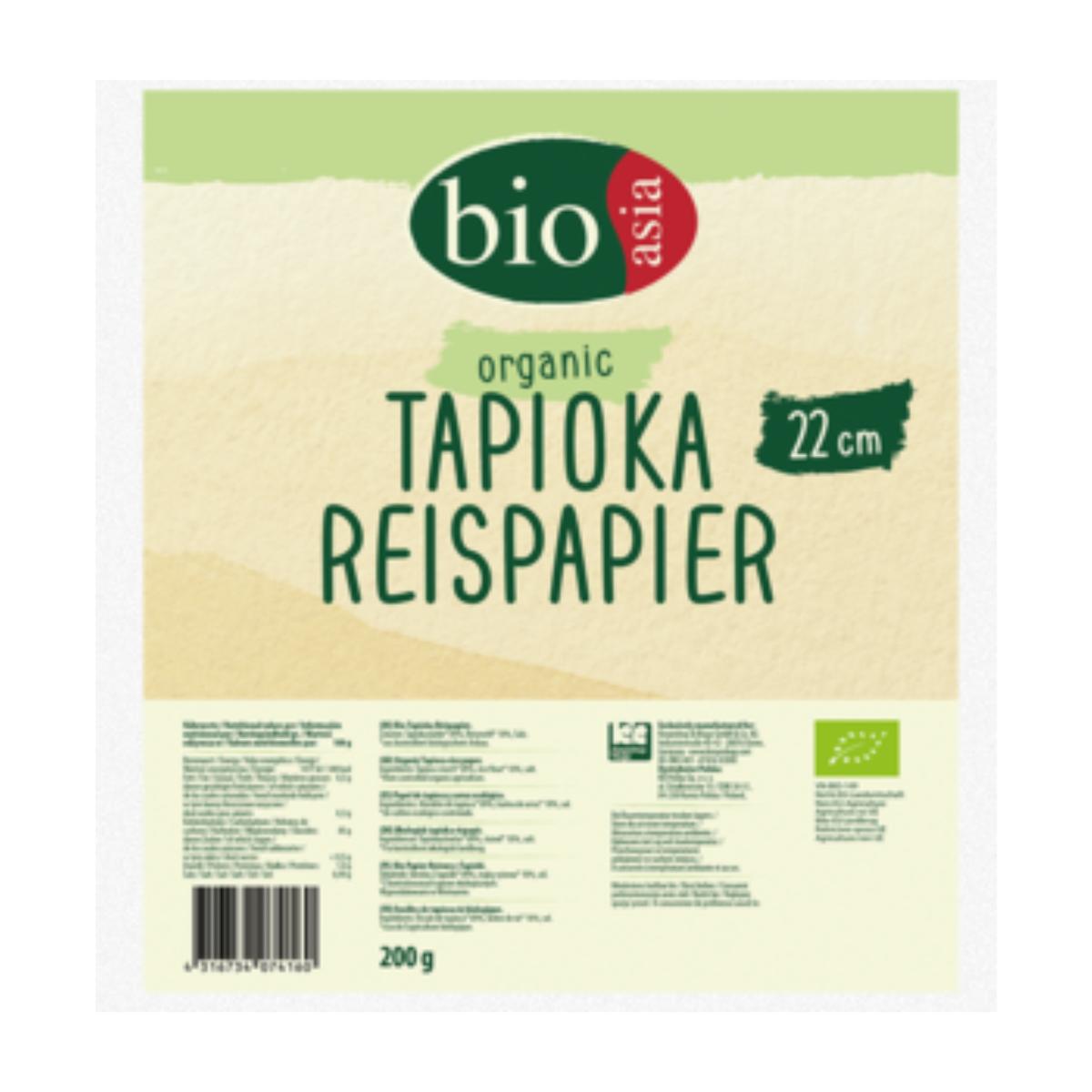 Bio-Reispapier, 22 cm Bioasia 200 g