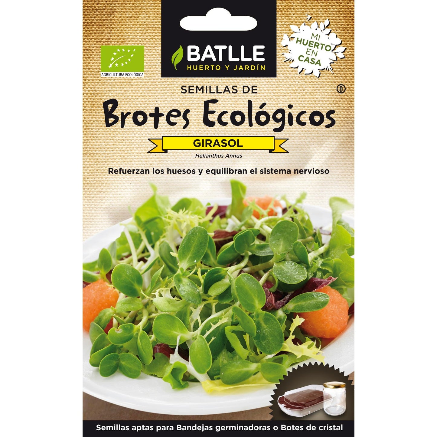 Organic Sunflower Seeds for Sprouting Batlle