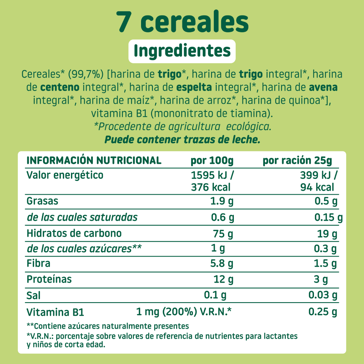 PROMO 3x Bouillie 7 céréales Eco Smileat 200 g