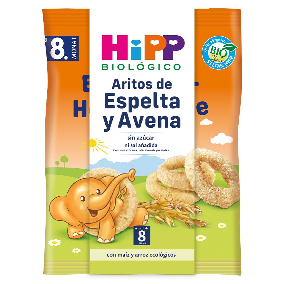 Barnsnacks av havre och spelt, ekologiska, +8 månader, HiPP, 30 g