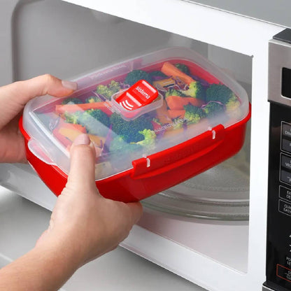 Rechteckiger Behälter für die Mikrowelle 1,25 ml